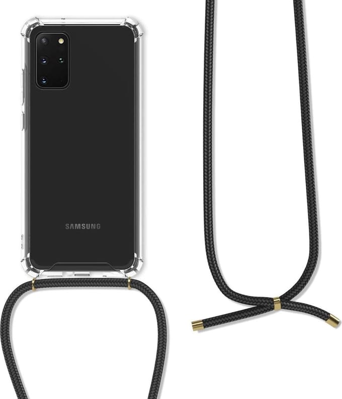 ShieldCase Shock Hoesje met Koord + Glazen Screenprotector – Geschikt voor Samsung Galaxy A71 – Schokbestendig, Stijlvol en Functioneel