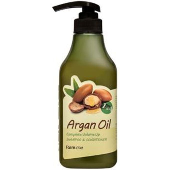 FARM STAY Argan Oil Complete Volume Up Shampoo & Conditioner 530ml (3 opties) 2pcs