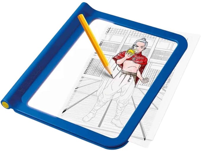 KIDYWOLF K-DRAW PRO Manga – Verlicht Tekentablet voor Kinderen - A4 formaat met Dubbelzijdige Functies - 8+