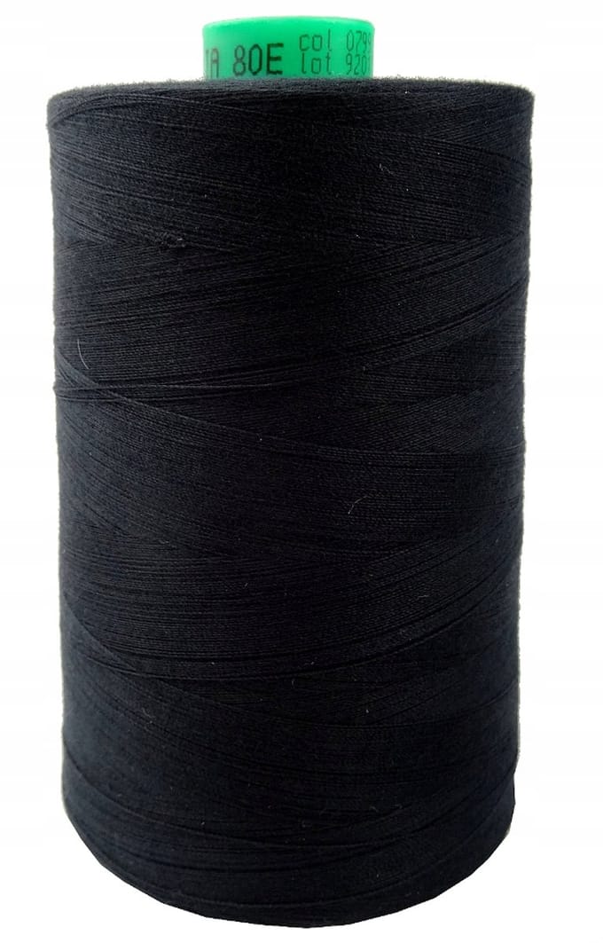 Ariadna Talia Garen 80E 5000m - Zwart Polyester Garen