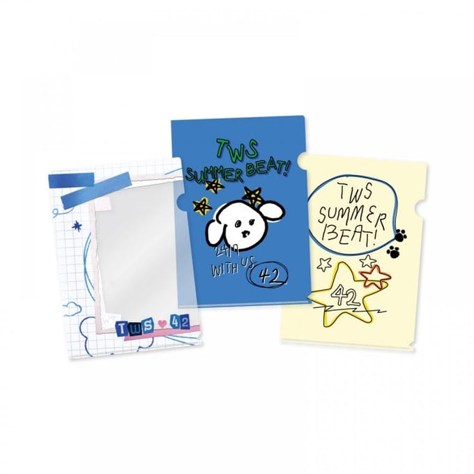 Tws L houder Set 2e Mini Album Pop Up Md blue