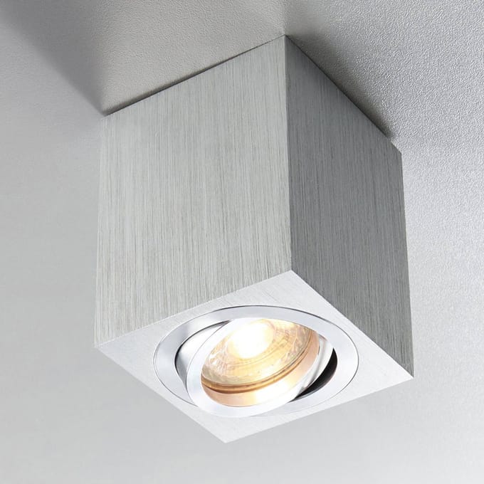 Heitronic Spot opbouw ADL8001, aluminium