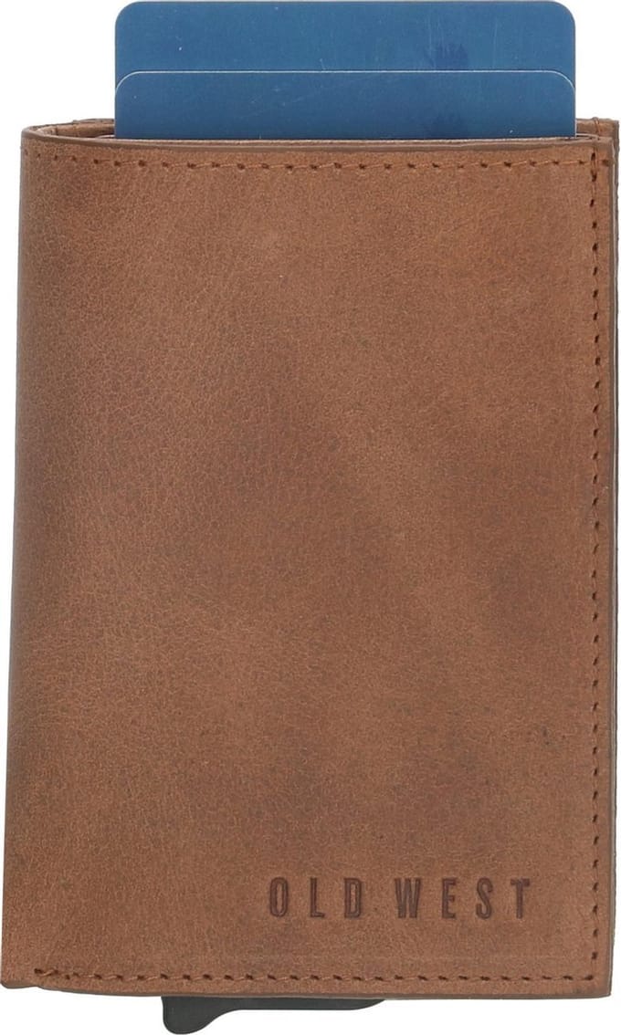 Old West Austin Safety Wallet - Cognac