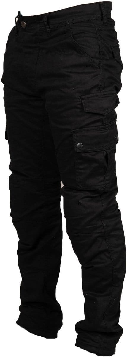 MOTOBLOUZ Motorbroek ROE Mannen Zwart S CE-gekeurd