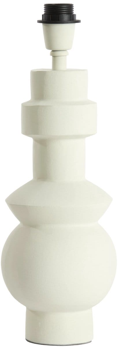 Light & Living Tafellamp Esino - Wit - Ø15cm - Modern - Woonkamer - Slaapkamer