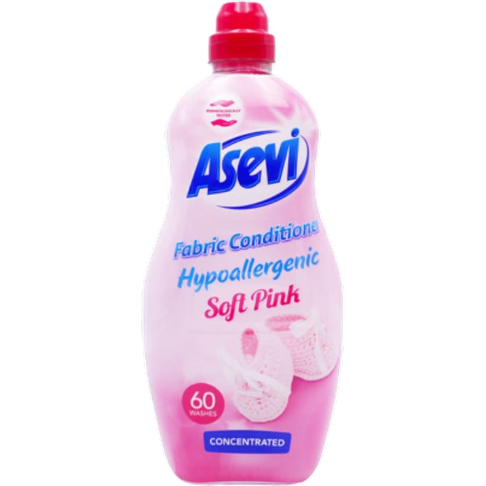 Asevi Hypoallergenic Soft Pink Wasverzachter – 1380ml