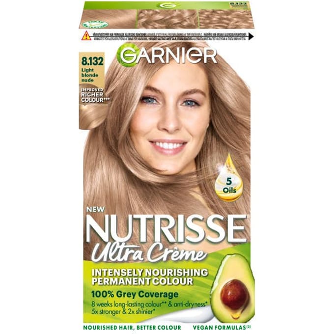 Garnier Nutrisse Cream 8.132 Nude Medium Blonde 1 st