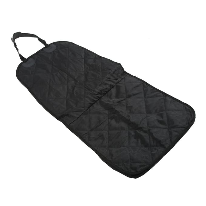 Car Seat Cover Waterproof Scratchproof Against Dirt Front Seat Pet Cover with Strap Buckle for black