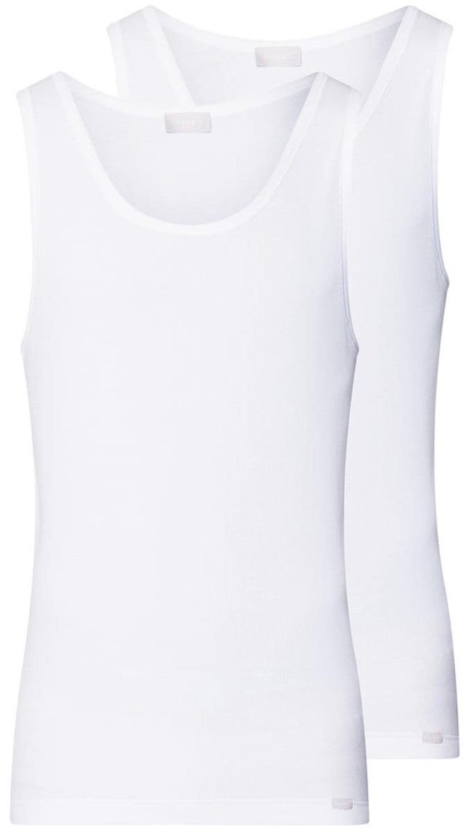 Hanro Heren onderhemd 2 pack Cotton Essentials
