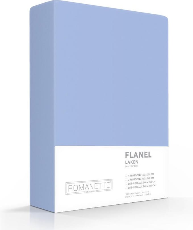 Romanette Laken Blauw