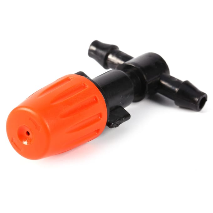 Plastic Plantenspuit Verstelbare Verstuivende Sproeikoppen Irrigatie orange