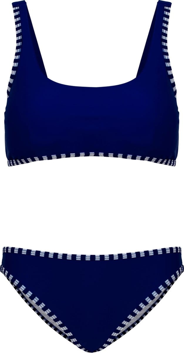 Bikini classic style - Navy strepen 170-176