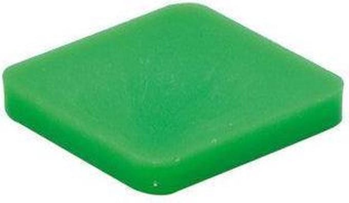 GB® Drukplaat 10mm zonder sleuf Groen VE=144 - 34710