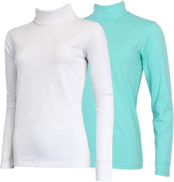 2-Pack Campri - Skipully - Wintersportpully - Dames - White/Aruba blue (648) - maat S