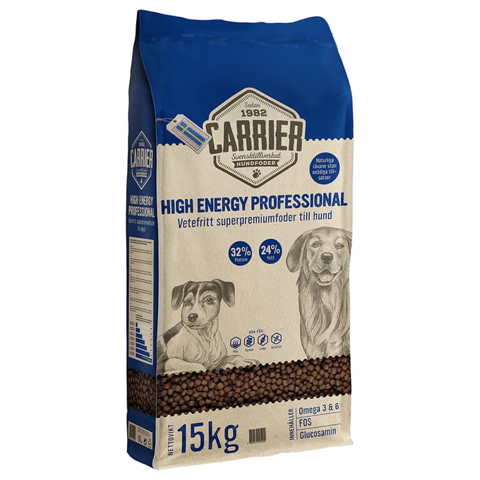 15 kg Carrier High Energy Professional 32/24 droog hondenvoer