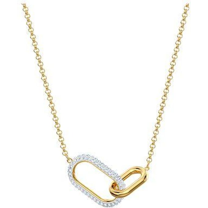 Swarovski Tijd Ring Ketting Dames ketting 5566227 Box (Random Color) beige