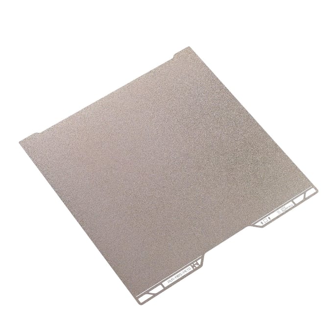 Dubbelzijdige Gestructureerde PEI Bouwplaat Vervanging voor Bambu Lab H2C 3D Printer Verwarmd Bed Platform Goud 335x325mm gray