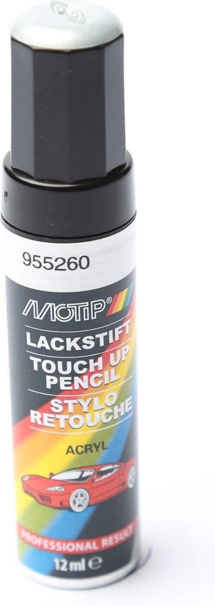 Motip 955260 - Auto lakstift - Zilver Metallic - 12 ml