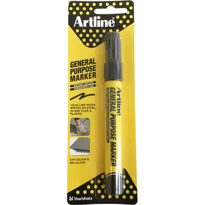 ARTLINE General Purpose Permanent Marker- 1 stuk- 1,5mm Lijndikte - Zwart