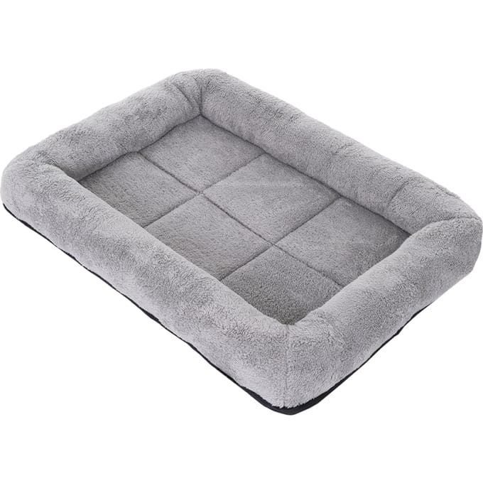 Antislip Hondenmand maat S: L64 x B55 x H10 cm Grijs