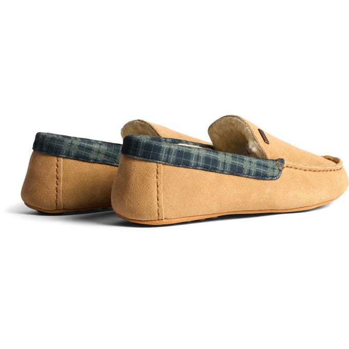Hunter Moccassin Slipper Suede Heren Biscuit Slippers