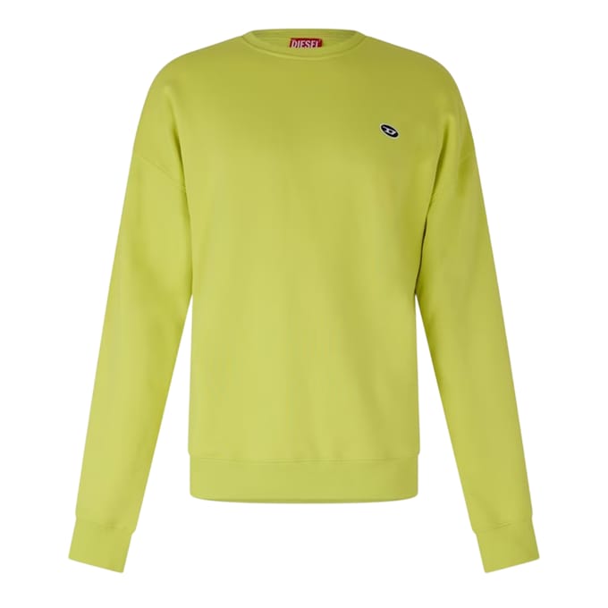 Diesel Heren Rob Doval Sweater (Limoengeel)