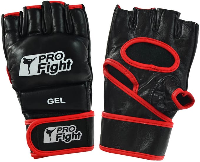 PROfight Handschoenen MMA Gloves PU Zwart - Maat S