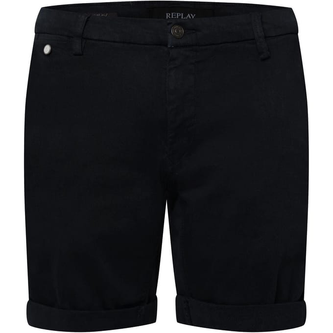 Replay Heren Chino Shorts (Blauw)