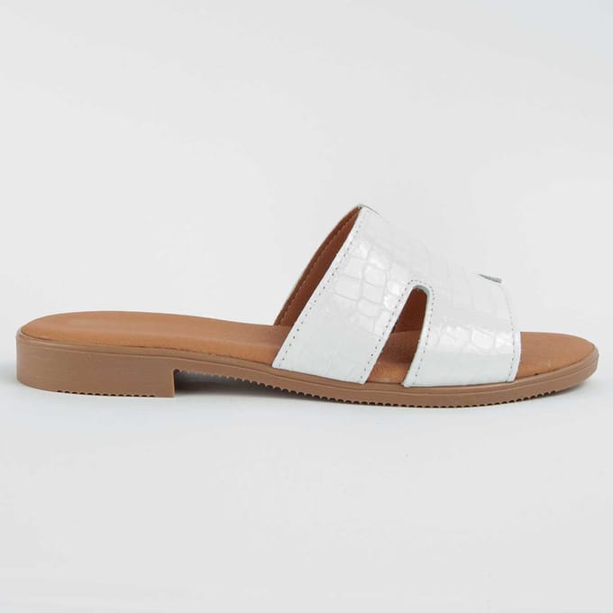Sandalia De Piel Para Mujer. Purapiel Hacca3 102716 38 wit