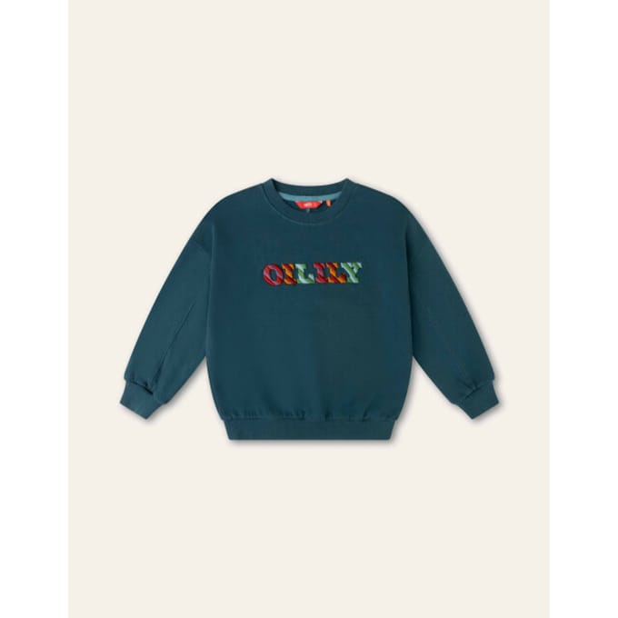 Oilily Harvey Sweater- maat122/7yr Deep Teal