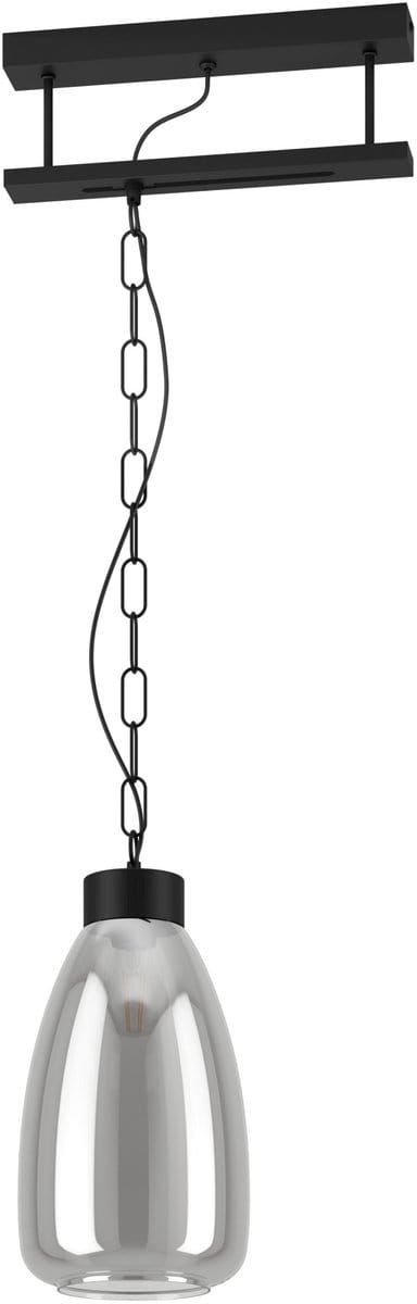 EGLO Brickfield Hanglamp - E27 - 35 cm - Zwart