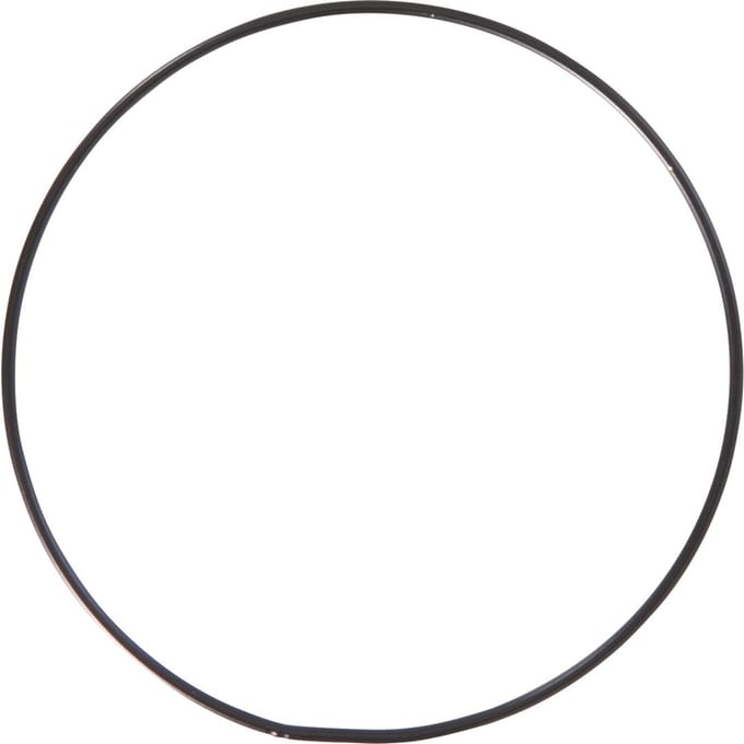 Metalen ring "Cirkel", Zwart - Ø 15 cm