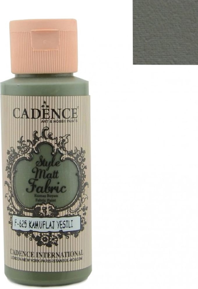 Cadence Style Matt Textielverf 59ml Camouflage Green