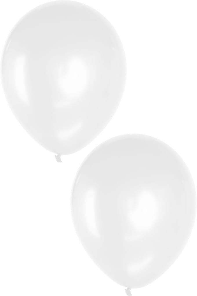 Ballon Special deco wit 30 cm