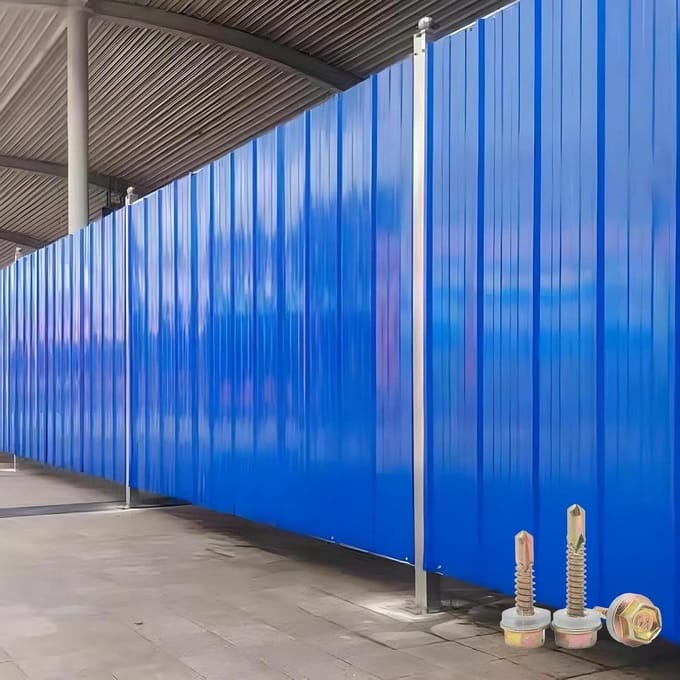 Dakpanelen - Metaal Platen - Schuur Afdekken - Waterdicht en Sterk - 90 cm Breed - Blauw