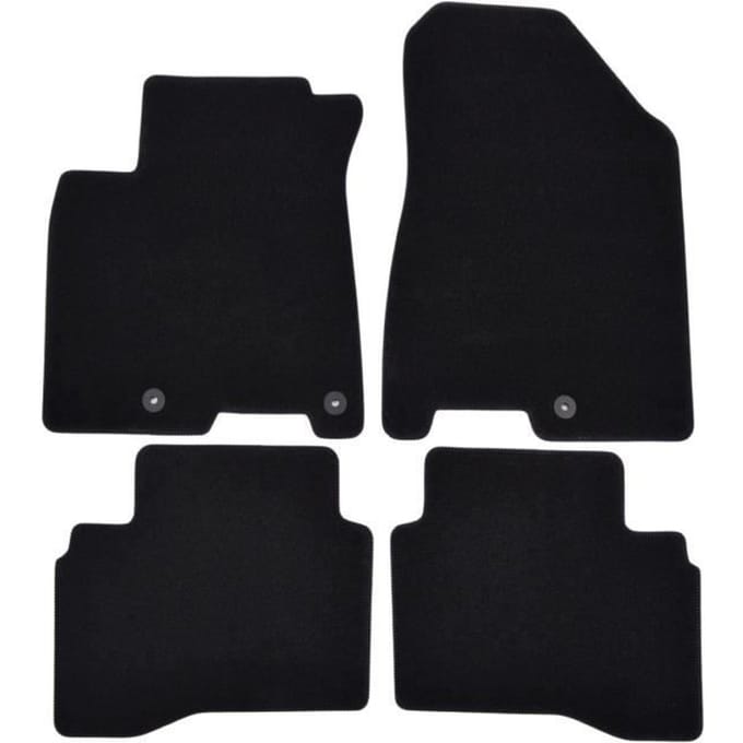 Tapis de sol - Kia - Niro - 2016-2022 - 4 pièces - Velours imperméable - Antidérapant