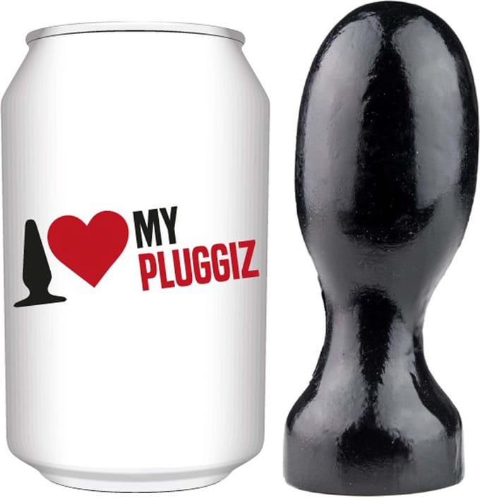 Gangbangster - Ovaly - Buttplug - 11 x 4,8 cm - PVC - Zwart