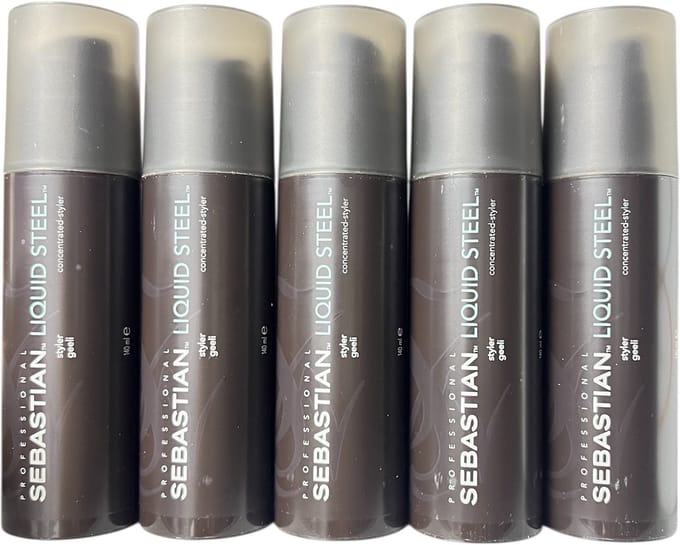 5 x Sebastian Liquid Steel Ultra Strong Hold Styler