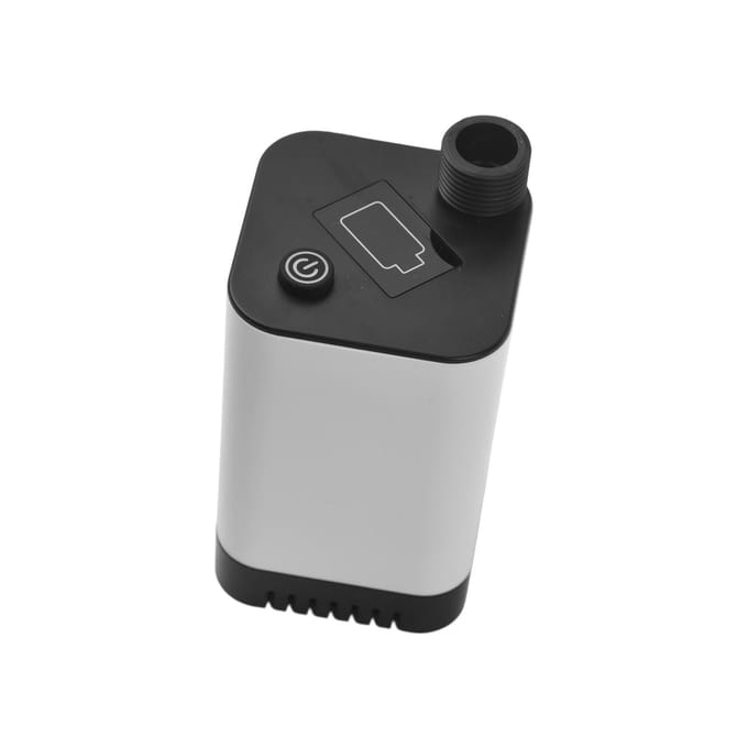 Douche Portable Douche Électrique de Camping avec Réglage Continu du Débit d'Eau Alimentation LED Numérique white