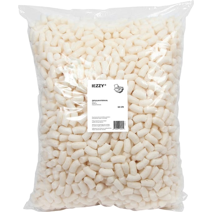 Opvulchips IEZZY 50l 100% biologisch afbreekbaar creme