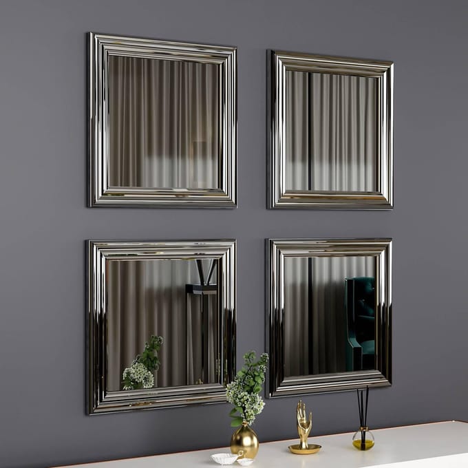 Set van 4 wandspiegels Toza | Kalune Design