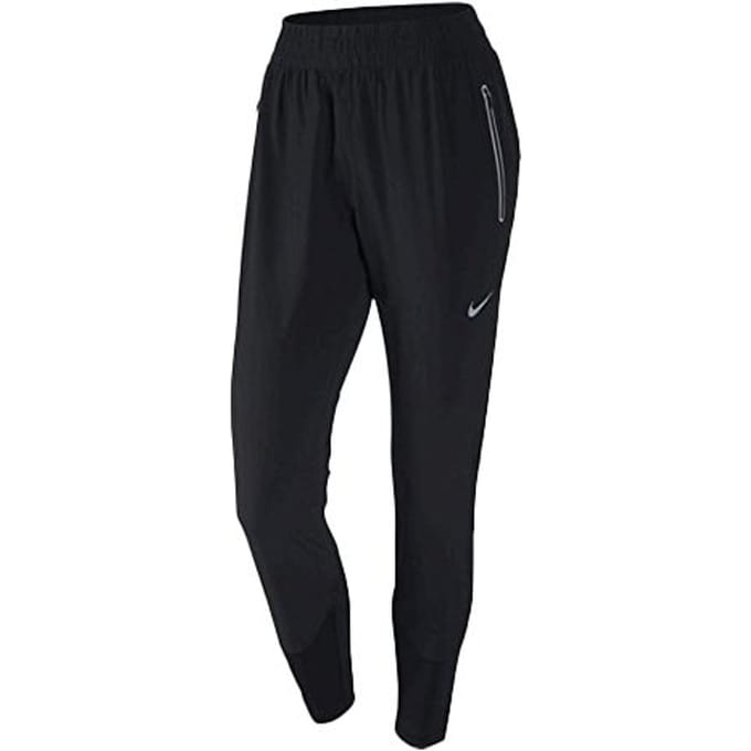 Nike Elastische Taille Hardlopen Sport Lange Broek Dames Onderstukken Zwart 885259-010 M black