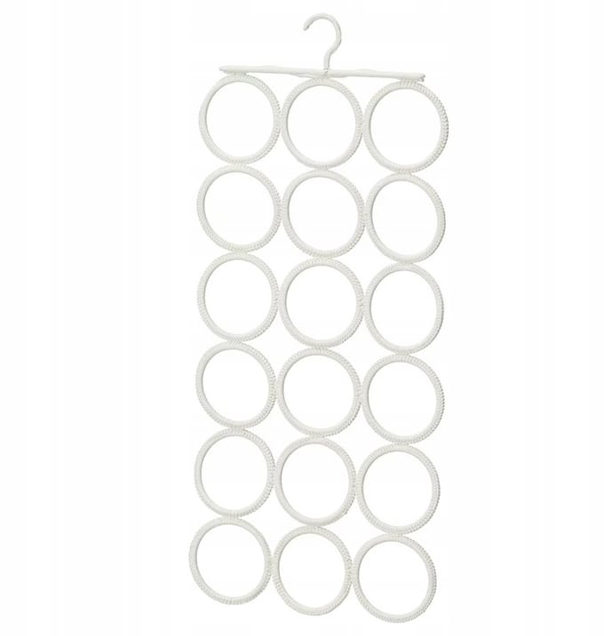 IKEA KOMPLEMENT Multifunctionele Kapstok Wit - Organizer voor Sjaals en Riemen