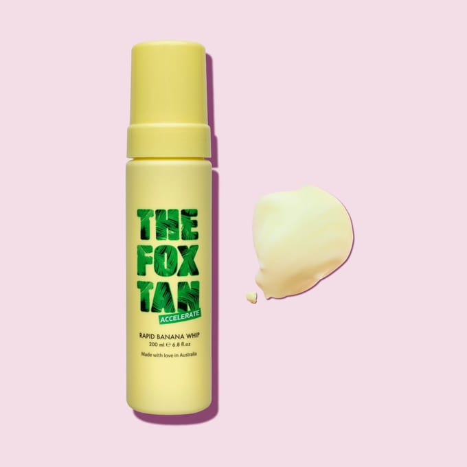 The Fox Tan Rapid Banana Whip – Tanning Cream met Banaanextract voor Glow