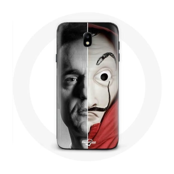 Coque pour Samsung Galaxy J7 2017 La casa de papel Berlin Masque Split