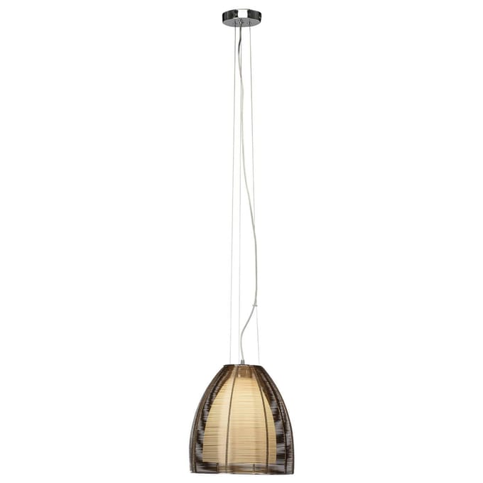 Brilliant Hanglamp Relax, 1-lamp 30cm brons