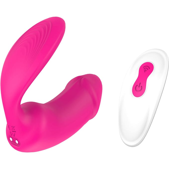 Dubbele Vibrator in Penis Vorm - Roze