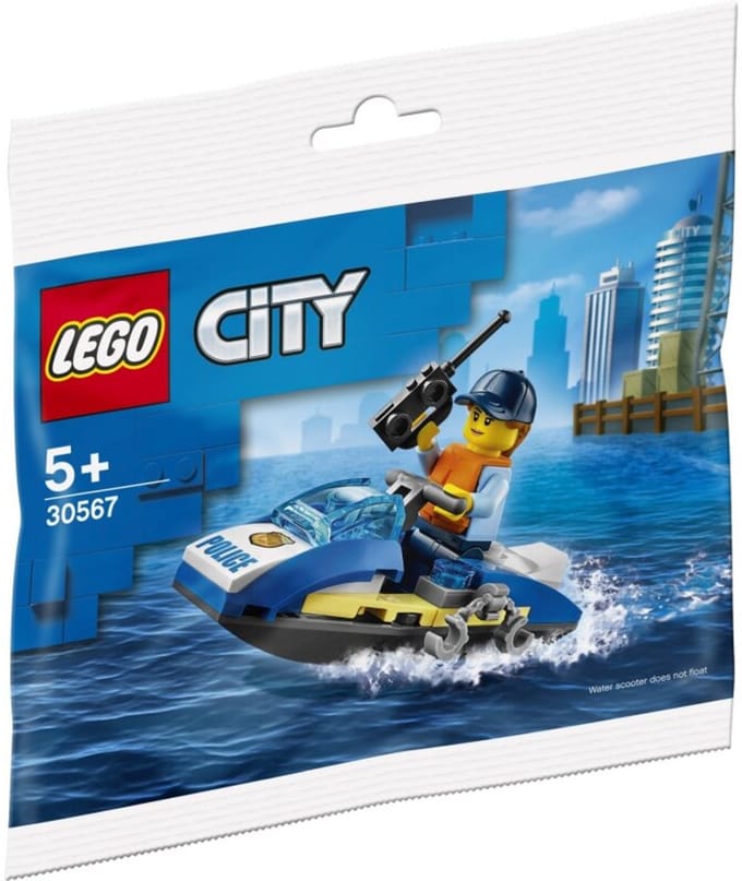 LEGO City Police Water Scooter, Bouwpakket, 5 jaar, 33 stuk(s)