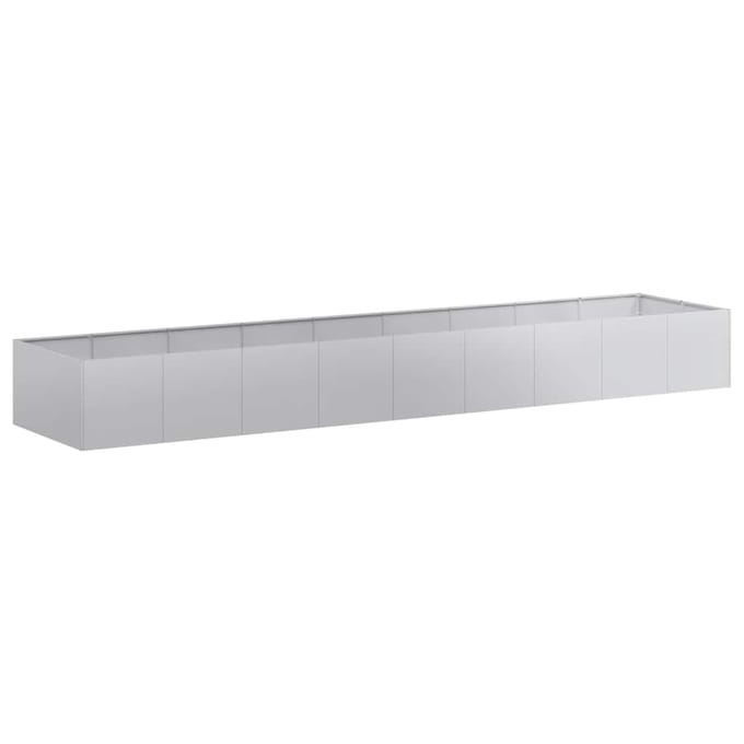 vidaXL - Plantenbak - 360x80x40 - cm - gegalvaniseerd - staal