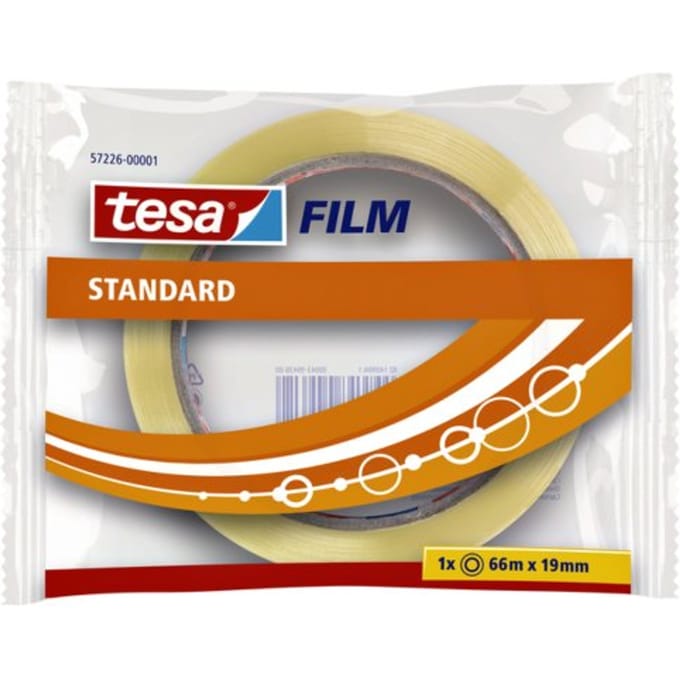 Plakband tesafilm® Standaard 66mx19mm transparant